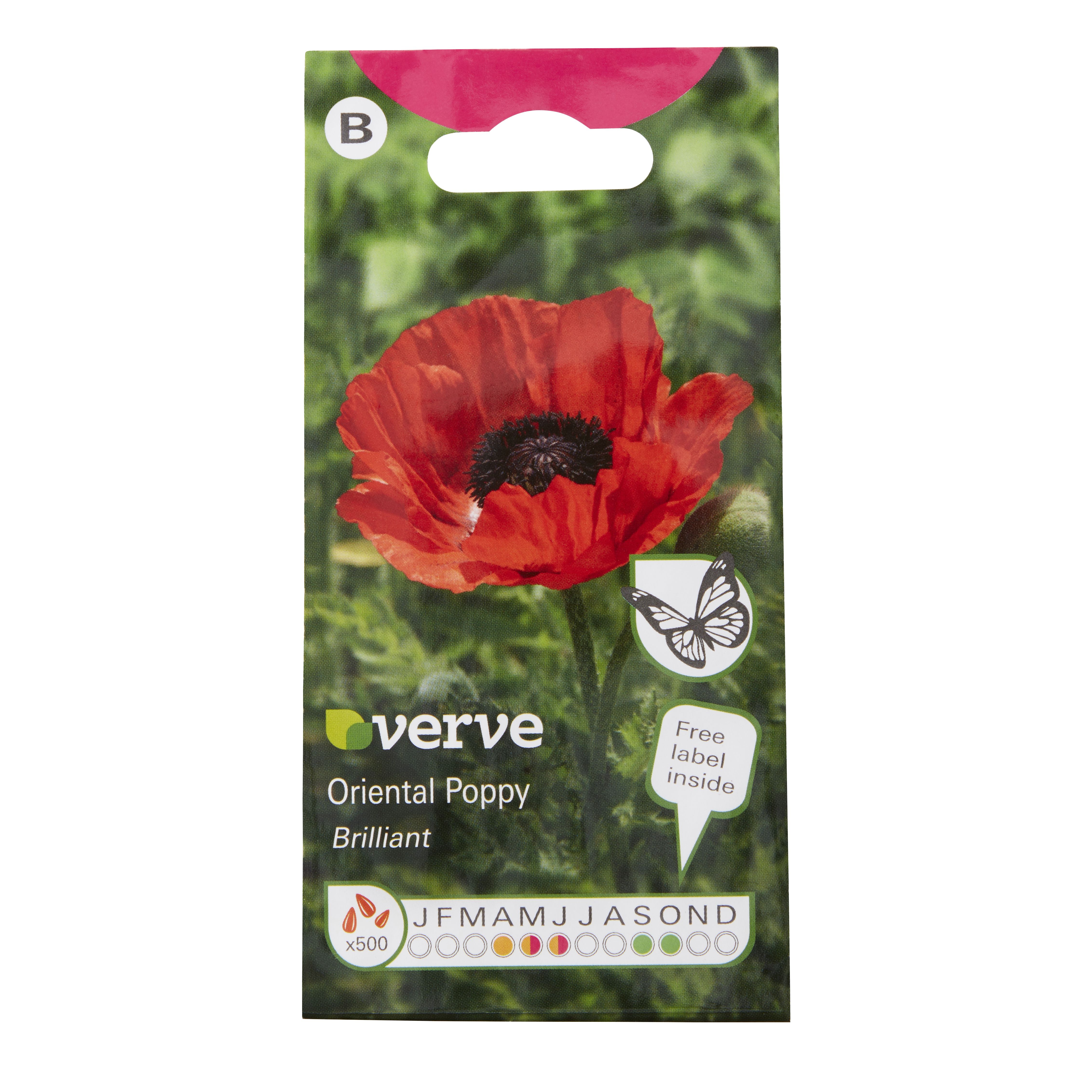 Verve Oriental Poppy Seeds