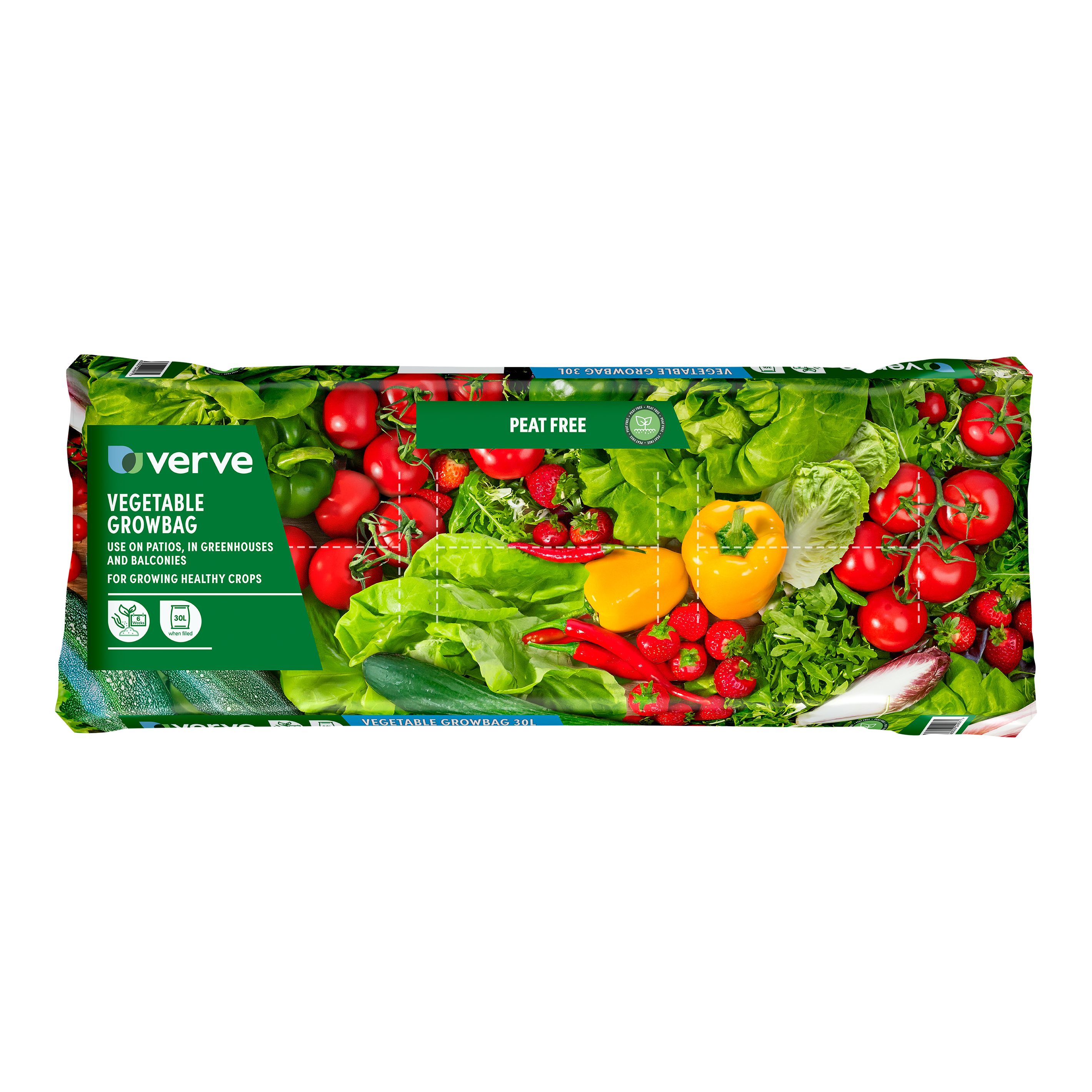 Verve Peat-free Fruit & vegetable Grow bag 30L