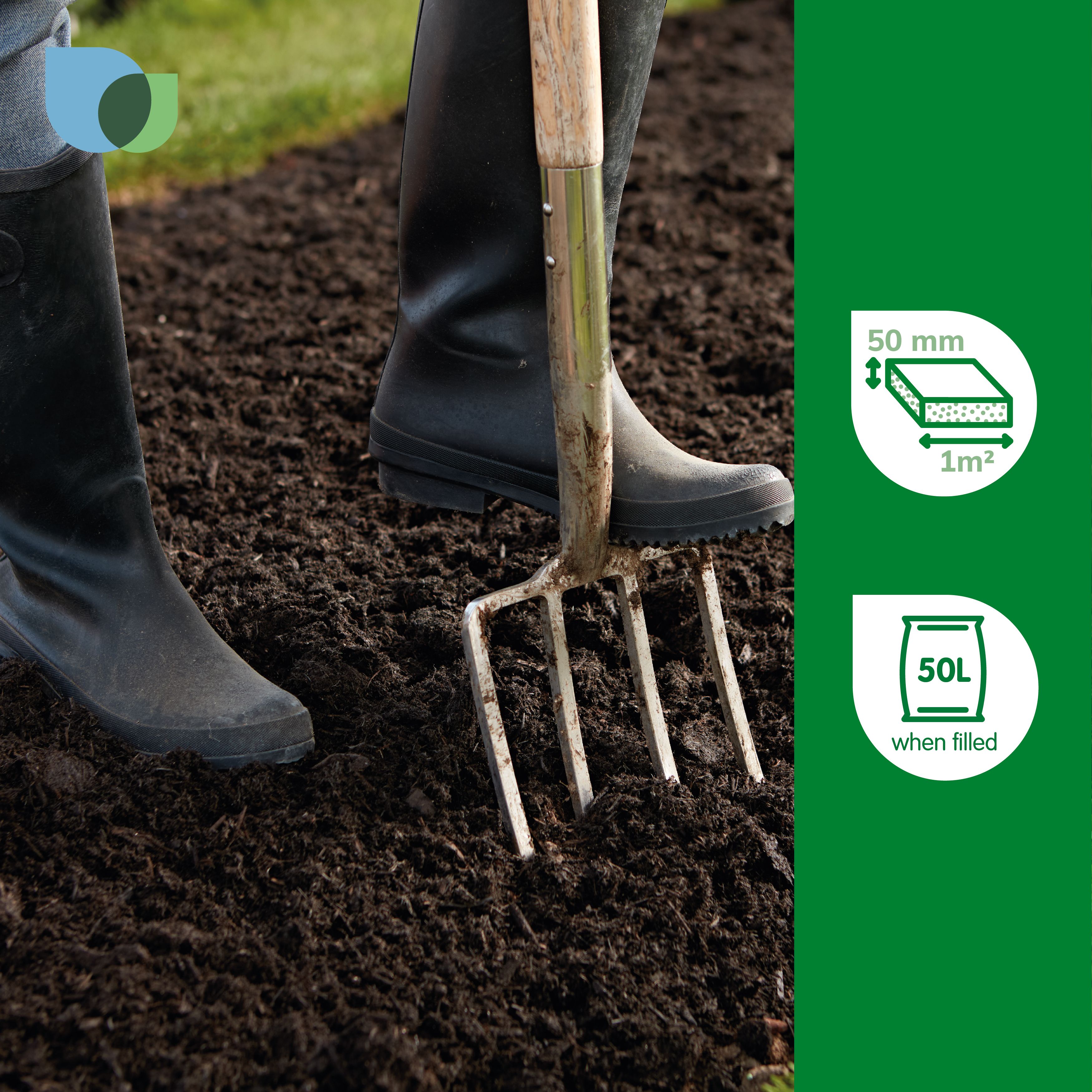 Verve Peat-free Soil improver 50L - Ideal for Beds & borders