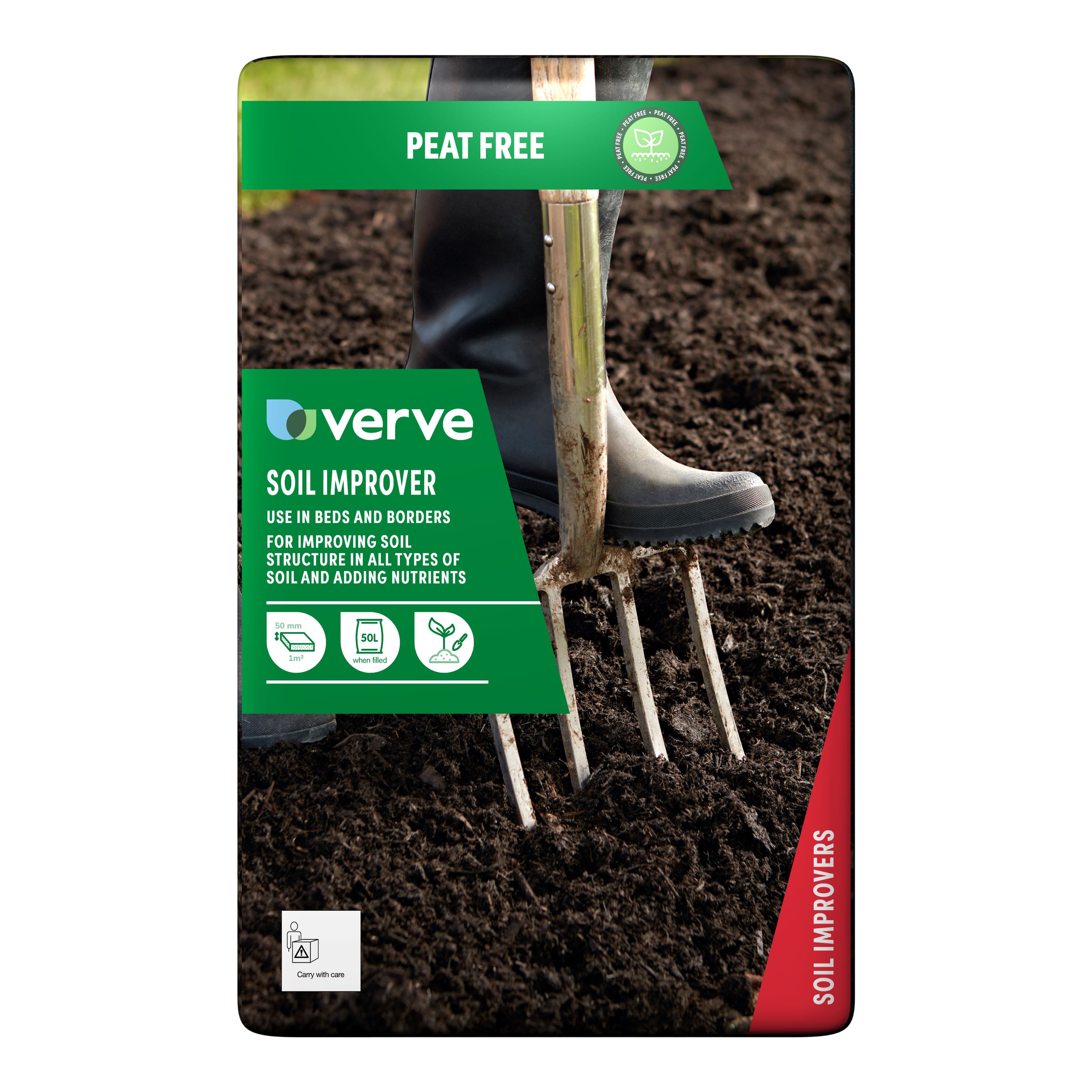 Verve Peat-free Soil improver 50L - Ideal for Beds & borders