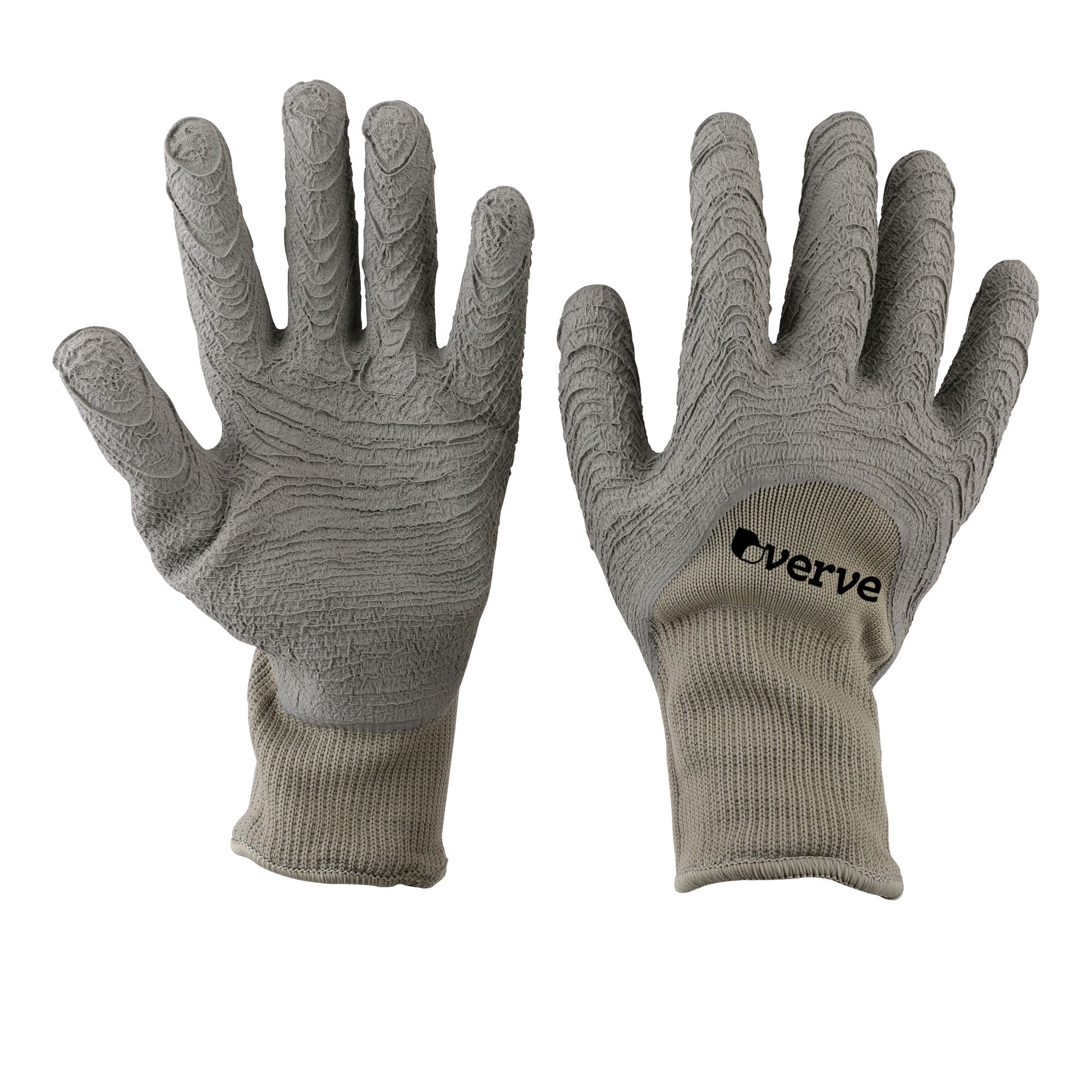 Verve Polyester Khaki Gardening gloves Medium, Pair
