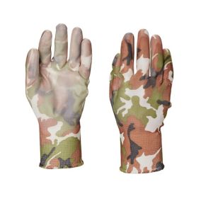 Verve Polyester (PES) Green Gardening gloves, Large