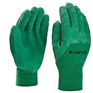 Verve Polyester (PES) Green Gardening gloves, Medium