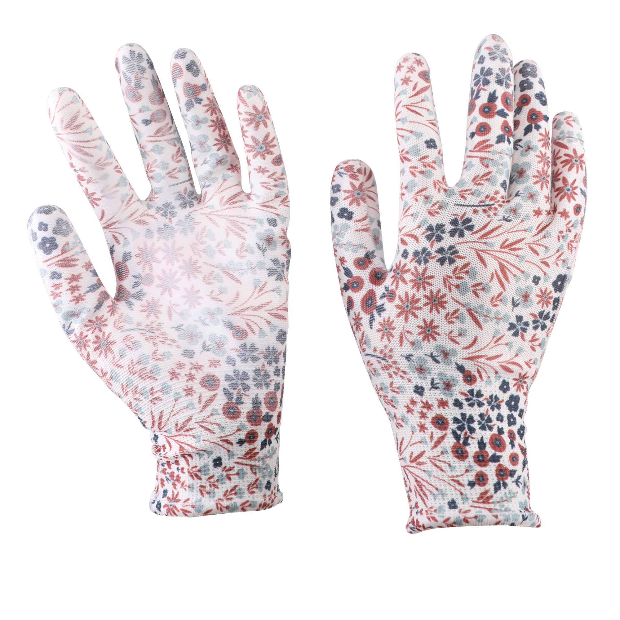 Verve Polyester (PES) Multicolour Gardening gloves Medium, Pair | DIY ...