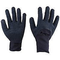 Verve Polyester (PES) Navy Gardening gloves Medium, Pair