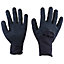 Verve Polyester (PES) Navy Gardening gloves Medium, Pair