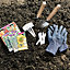 Verve Polyester (PES) Navy Gardening gloves Small, Pair