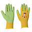 Verve Polyester Yellow & green Gardening gloves 7-9 years, Pair