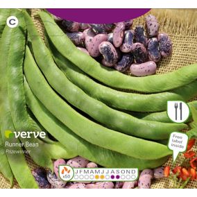 Verve Prizewinner runner bean Seeds