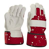 Verve Red & white Gardening gloves Medium, Pair