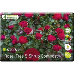 Verve Rose, tree & shrub Peat-free Compost 50L