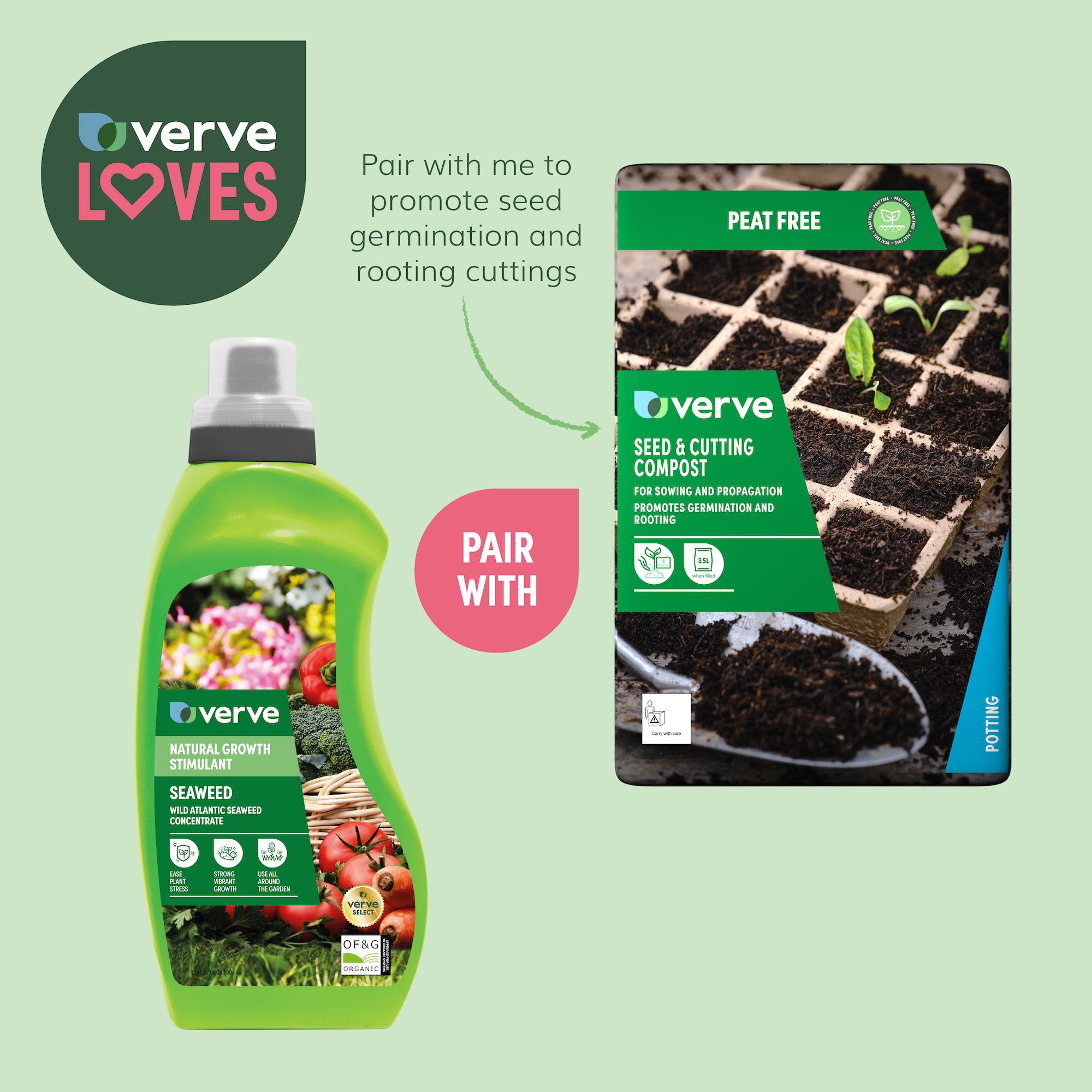 Verve Seaweed Liquid Plant feed, 1L