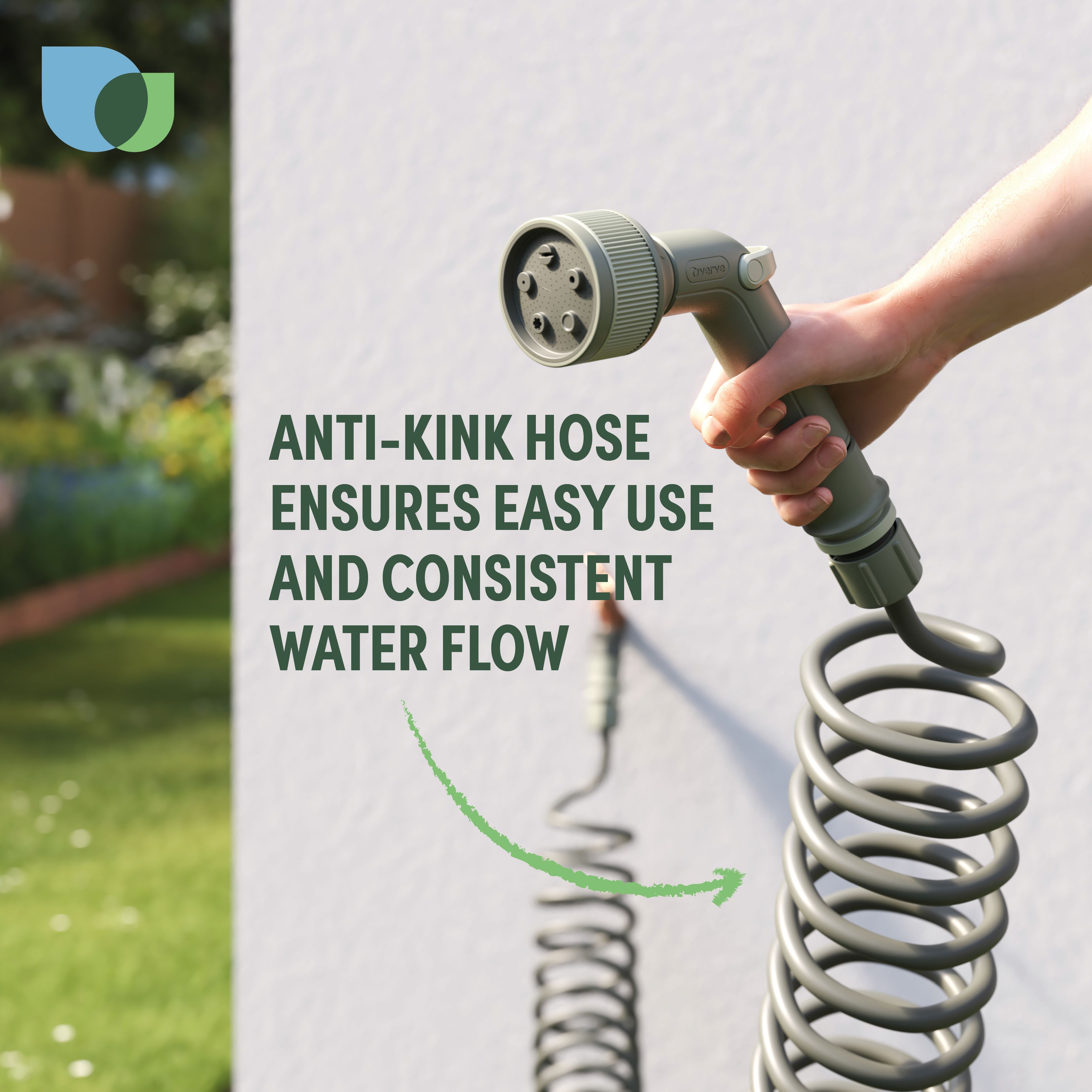 Verve Spiral Expandable Hose pipe set - 4