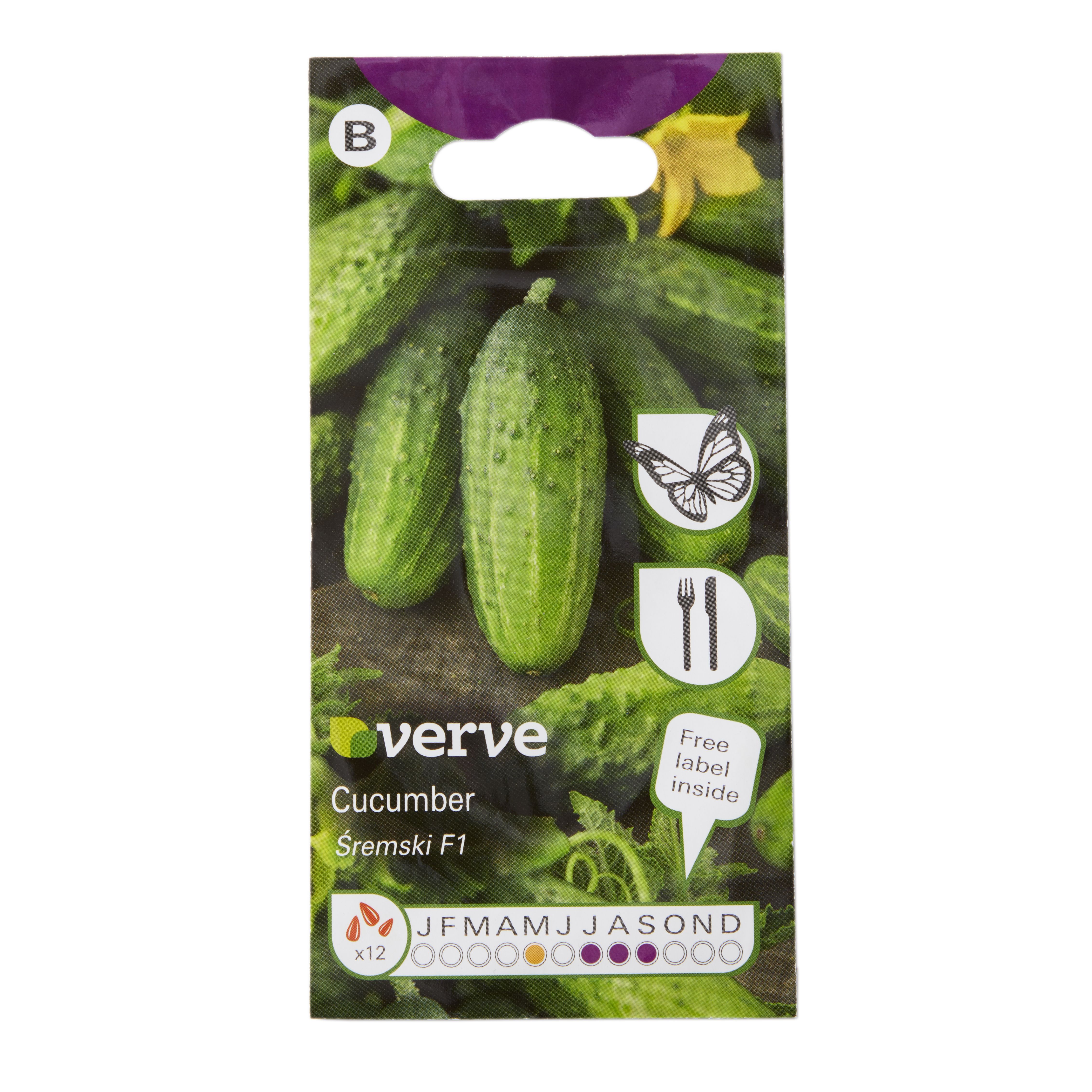 Verve Sremski F1 cucumber Vegetable Seeds