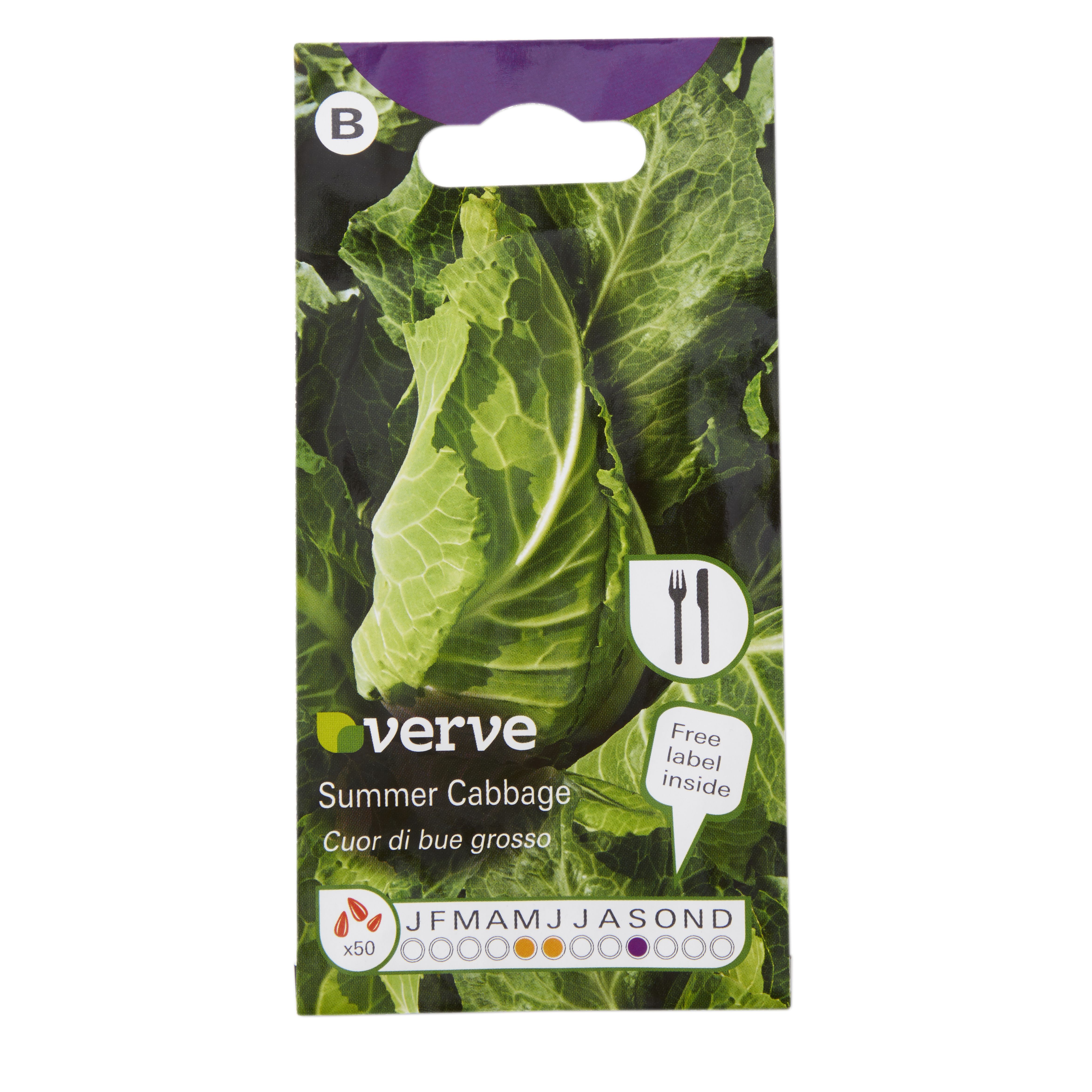 Verve Summer cabbage Vegetable Seeds