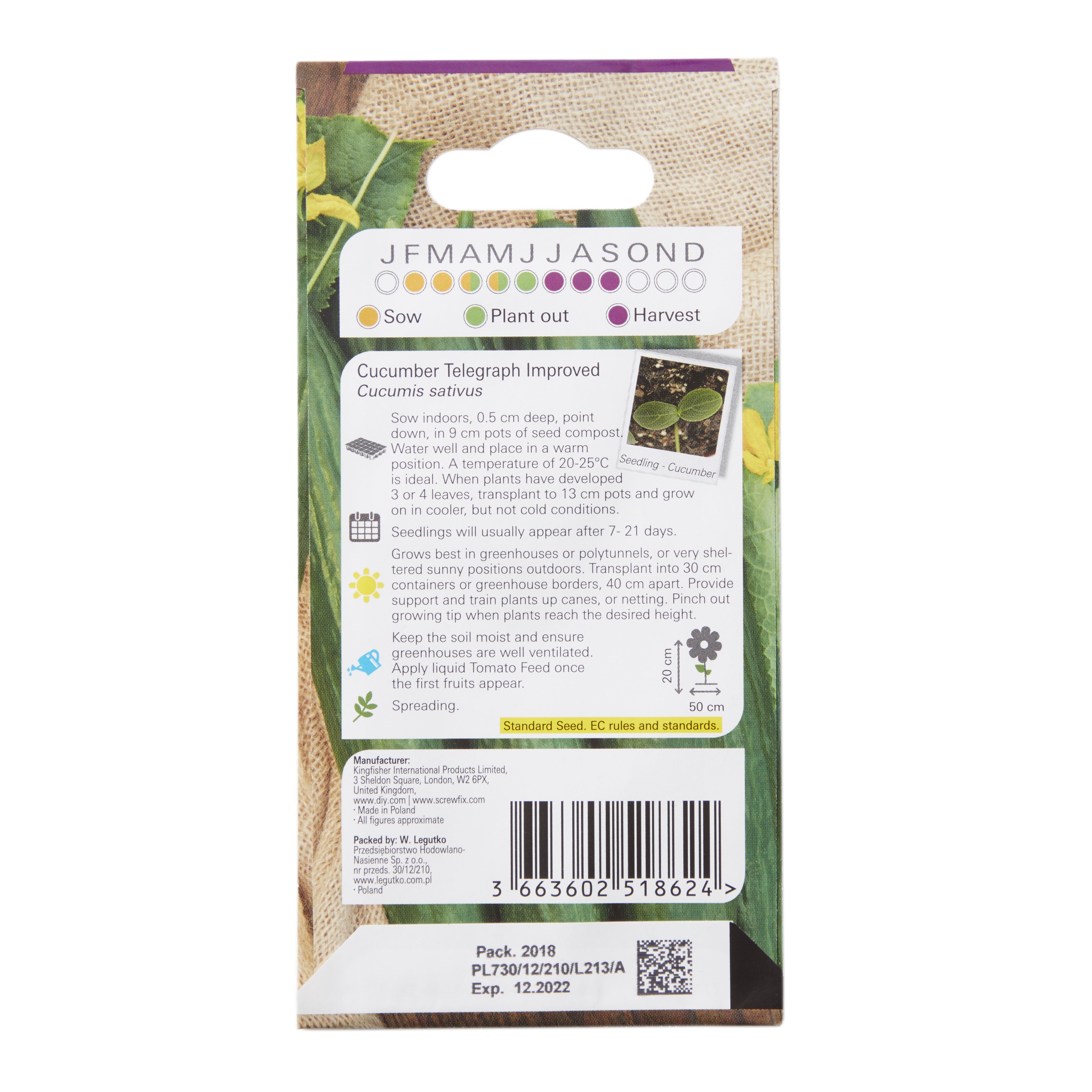 Verve Telegraph Improved cucumber Seed