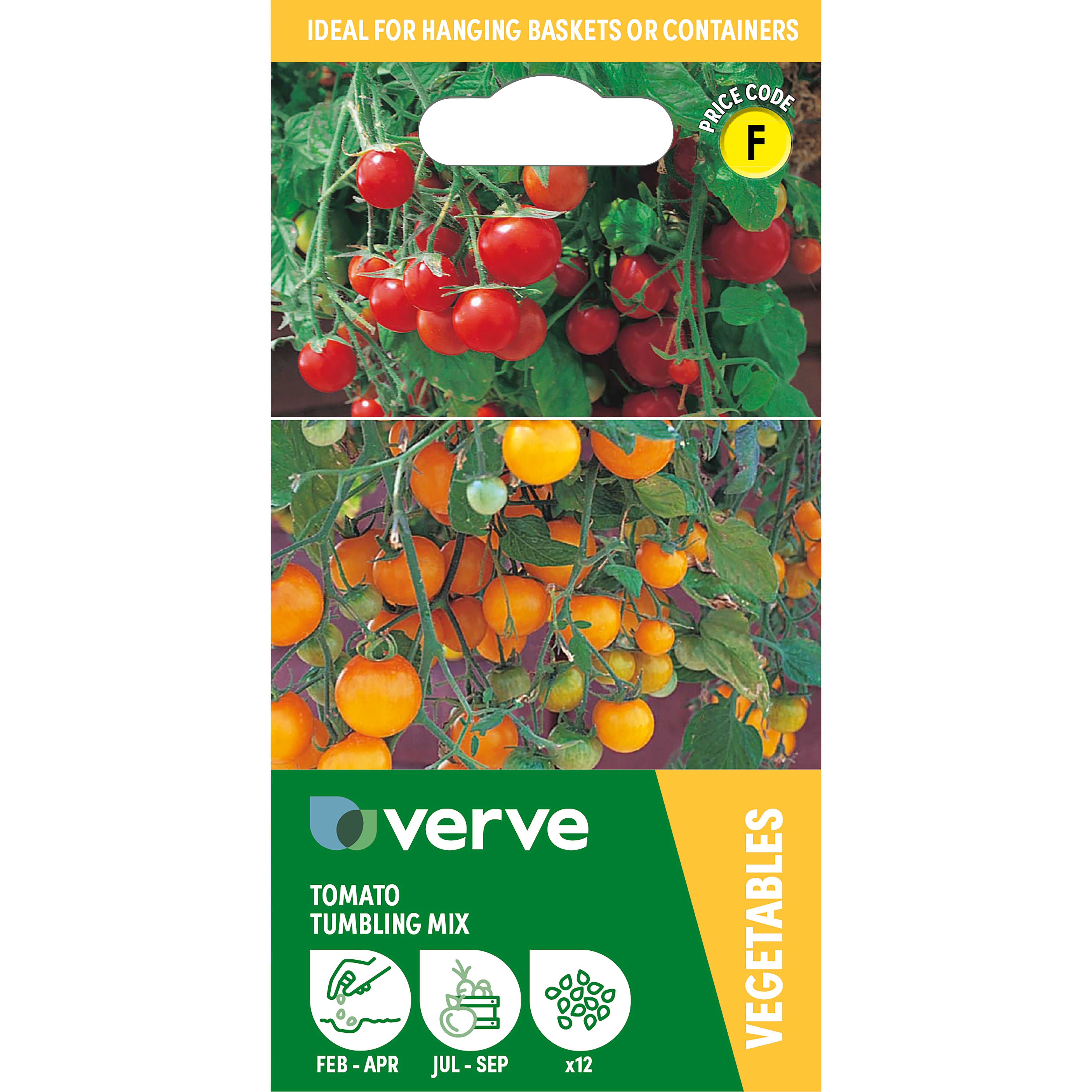 Verve Tomato 'Tumbling Mix' Vegetable Seeds