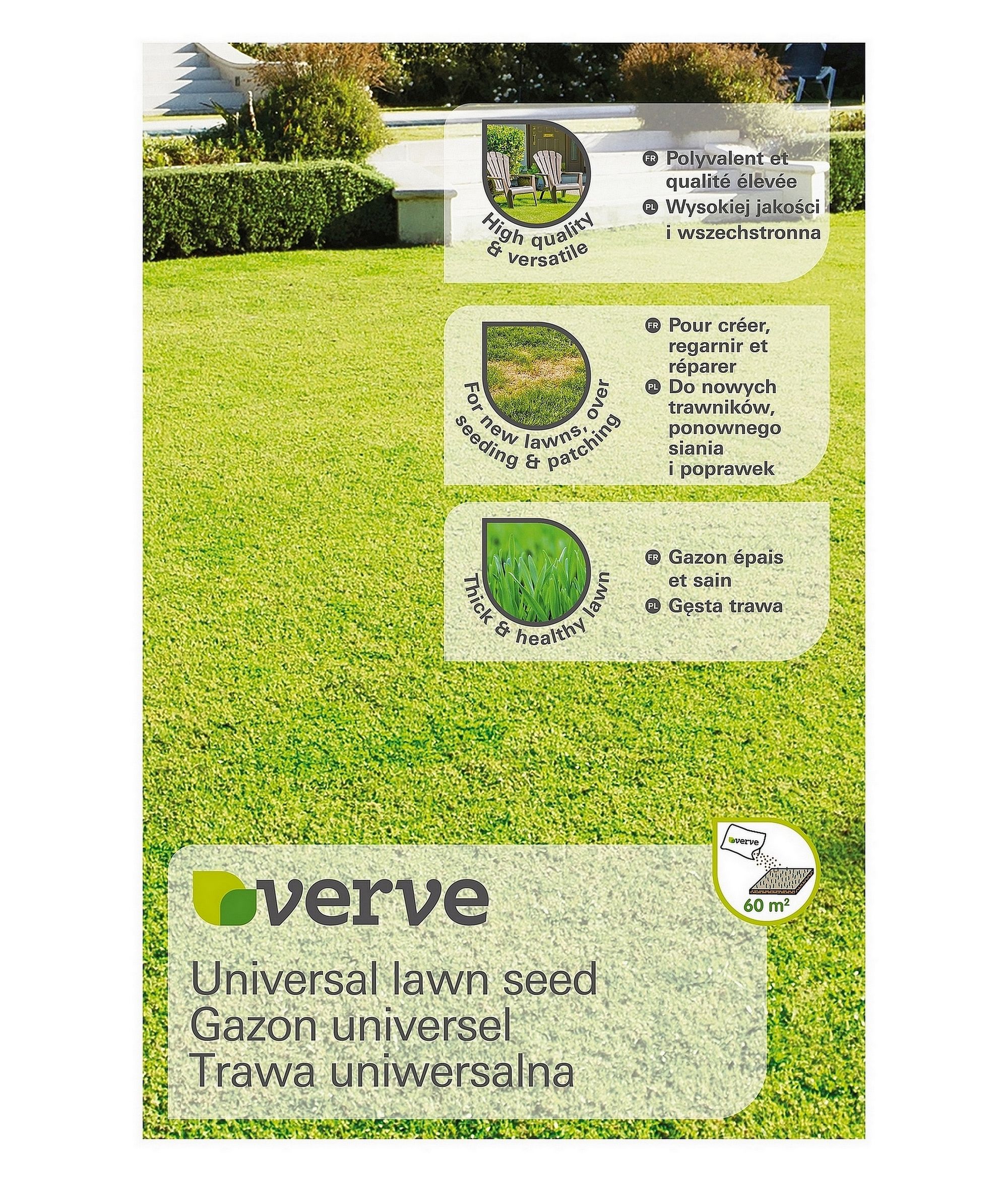 Verve Universal Lawn Seed 60m 1 5kg Diy At B Q