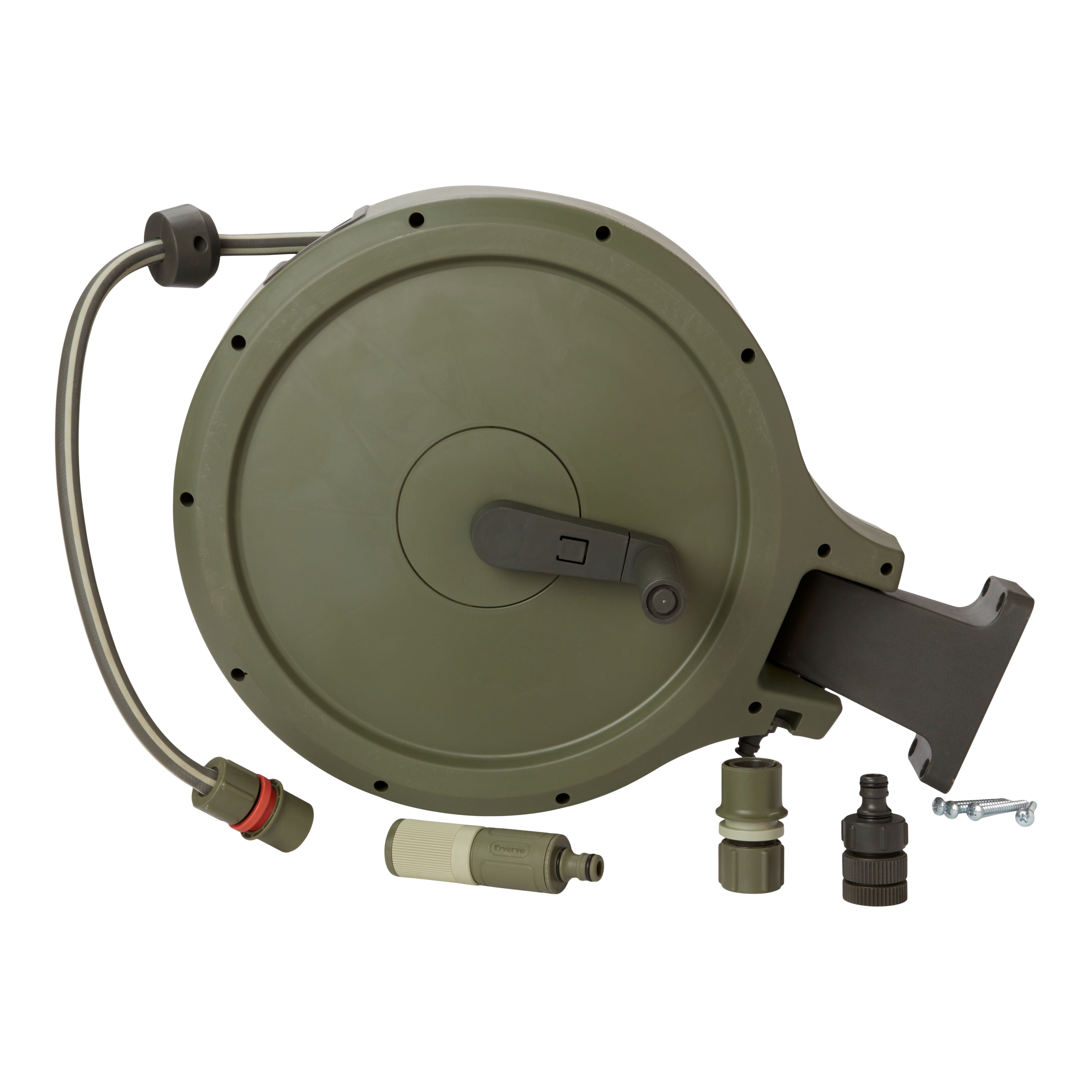 Verve Wall-mounted Manual Hose reel set (L)25m - 7