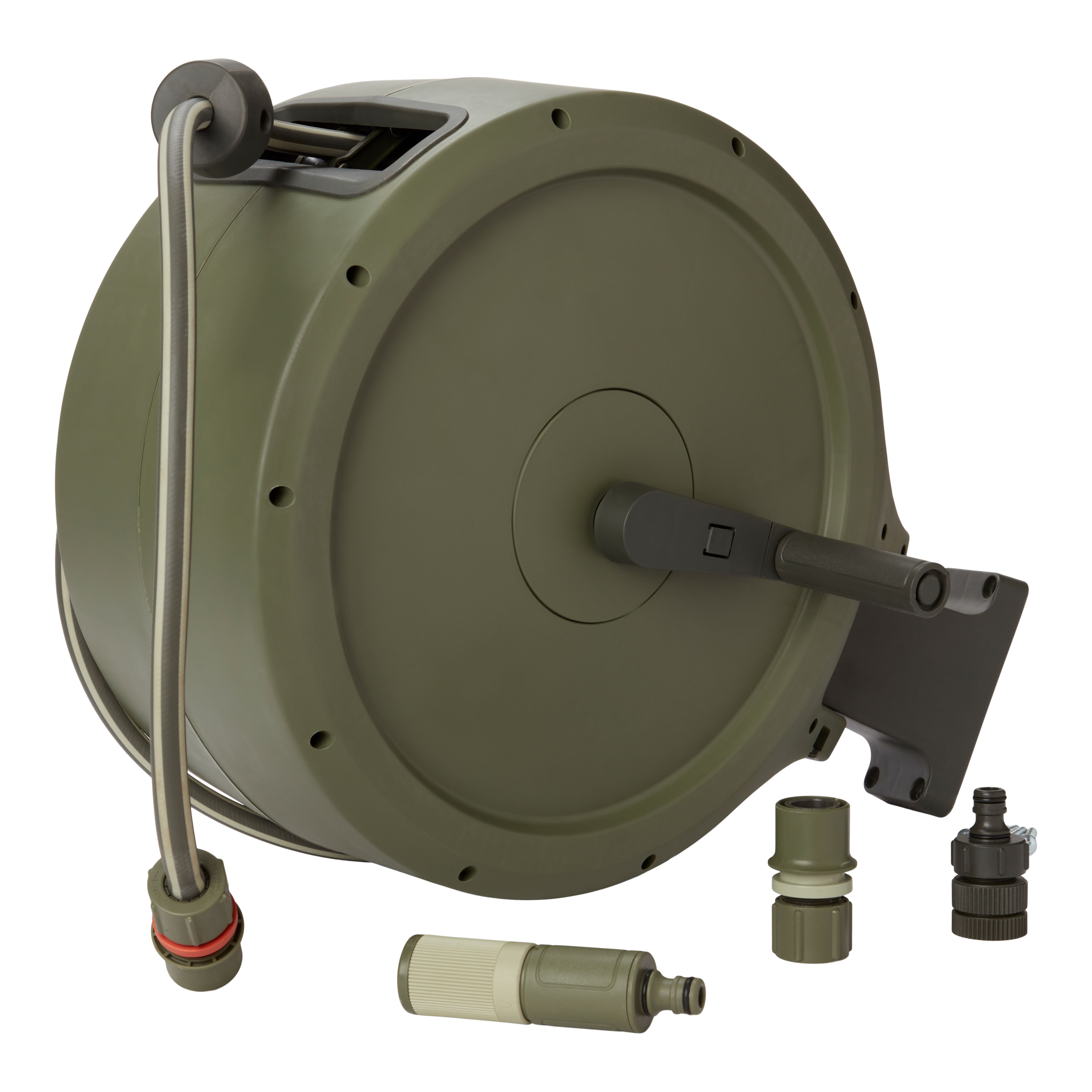 Verve Wall-mounted Manual Hose reel set (L)25m - 8