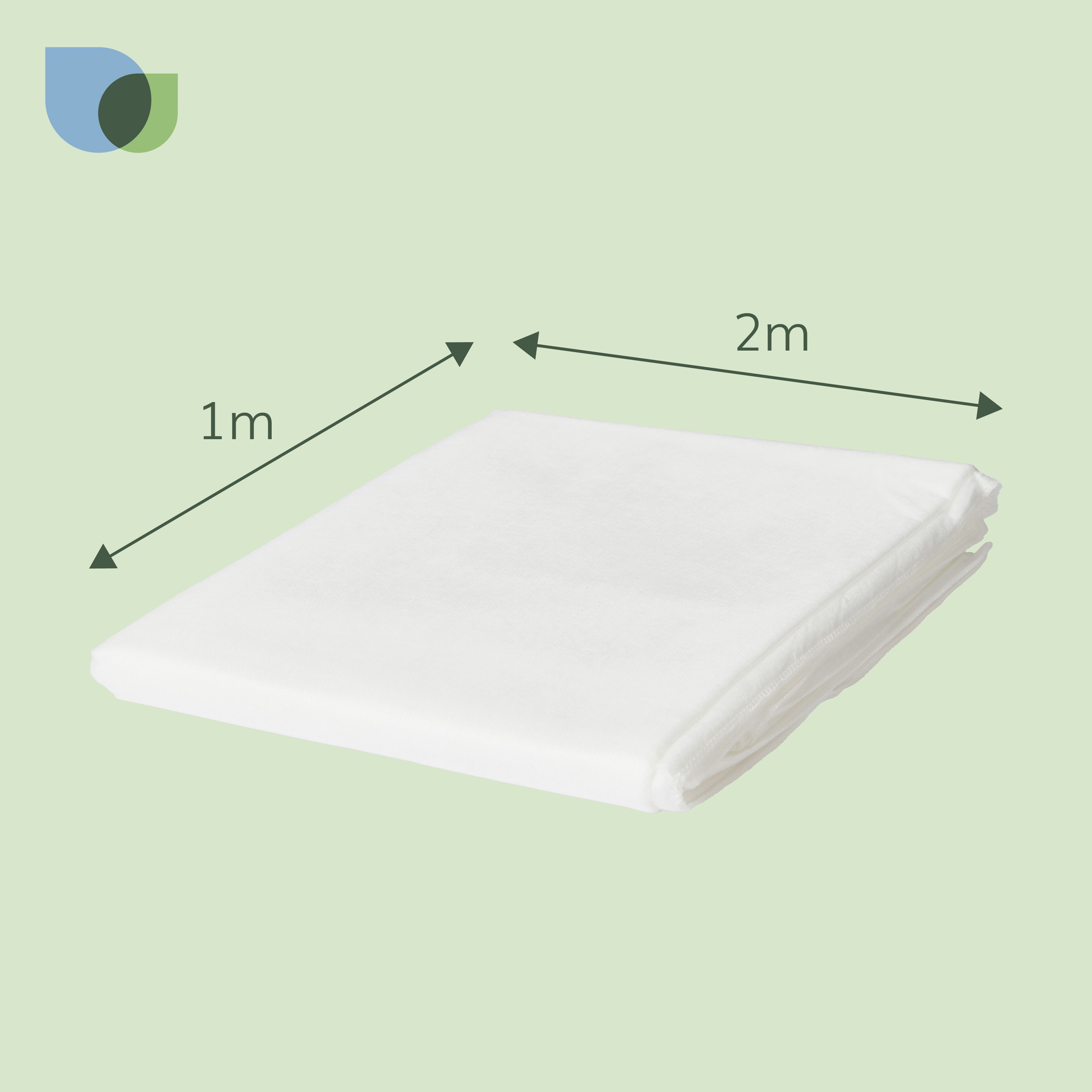 Verve White Plastic Fleece, (L)2m (W)1m, Pack of 3