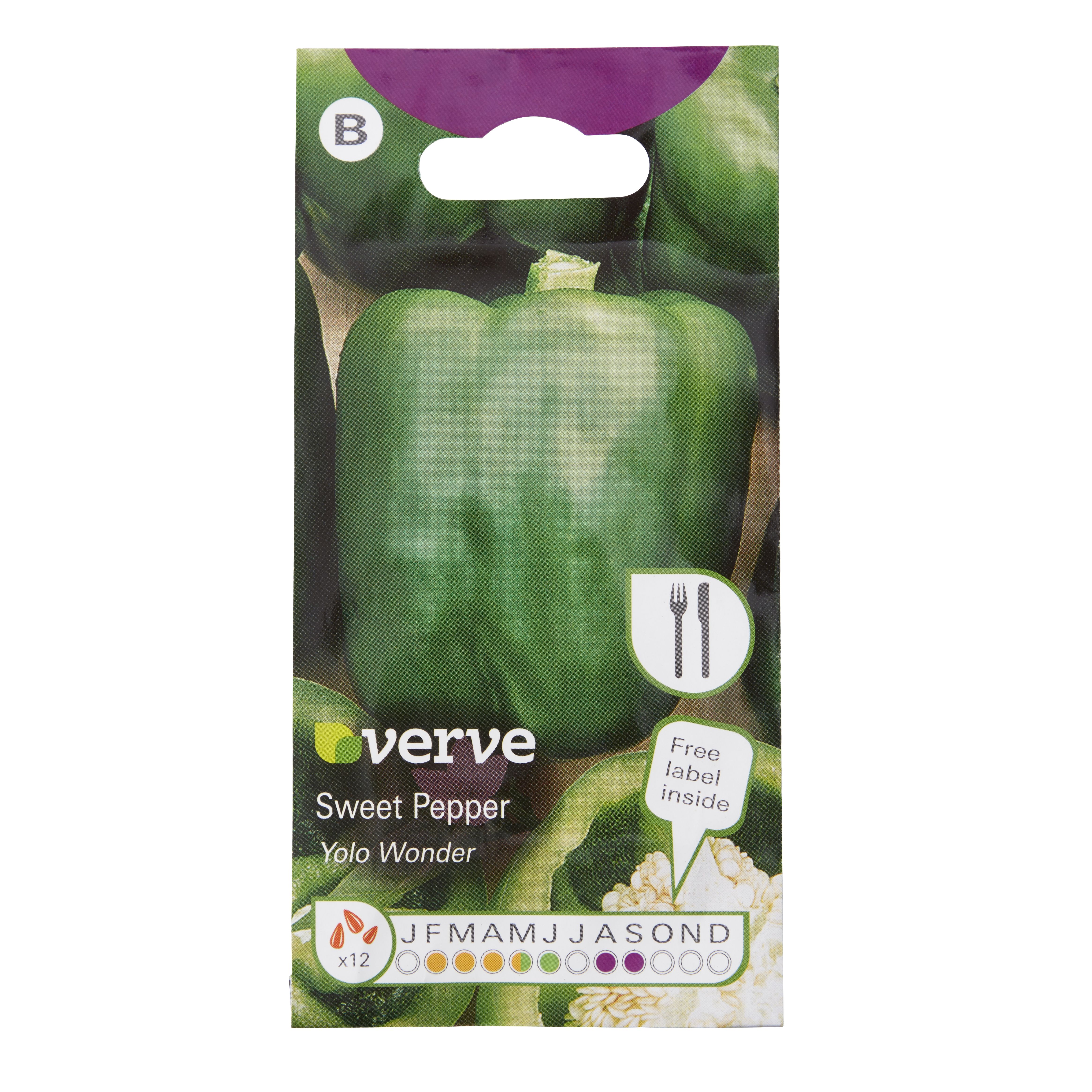 Verve Yolo wonder sweet pepper Seeds