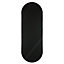 Vetro soap Column Radiator, Black (W)500mm (H)1380mm