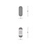 Vetro soap Column Radiator, (W)500mm (H)1380mm