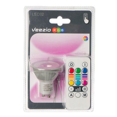 Vezzio GU10 LED RGB warm white Reflector spot Non dimmable Light