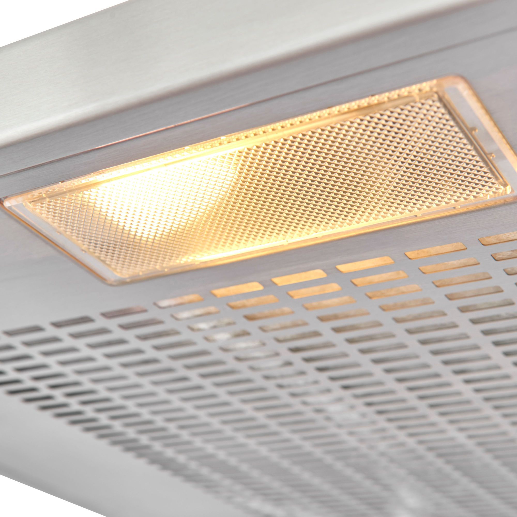VHS60A Stainless steel Visor Cooker hood, (W)60cm