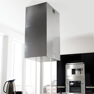 VICH60SS Stainless steel Island Cooker hood, (W)60cm