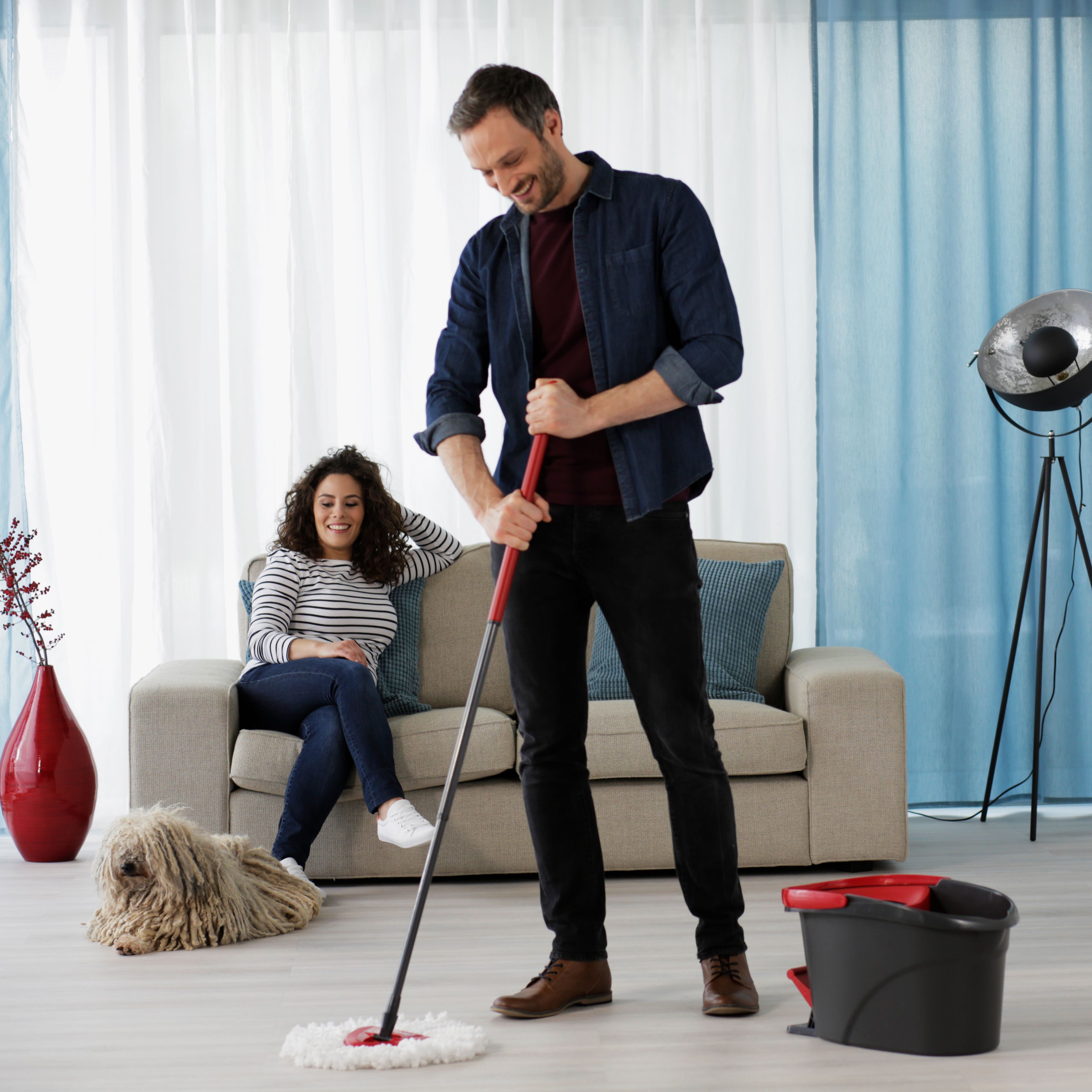 Vileda Turbo Smart Spin Mop Set