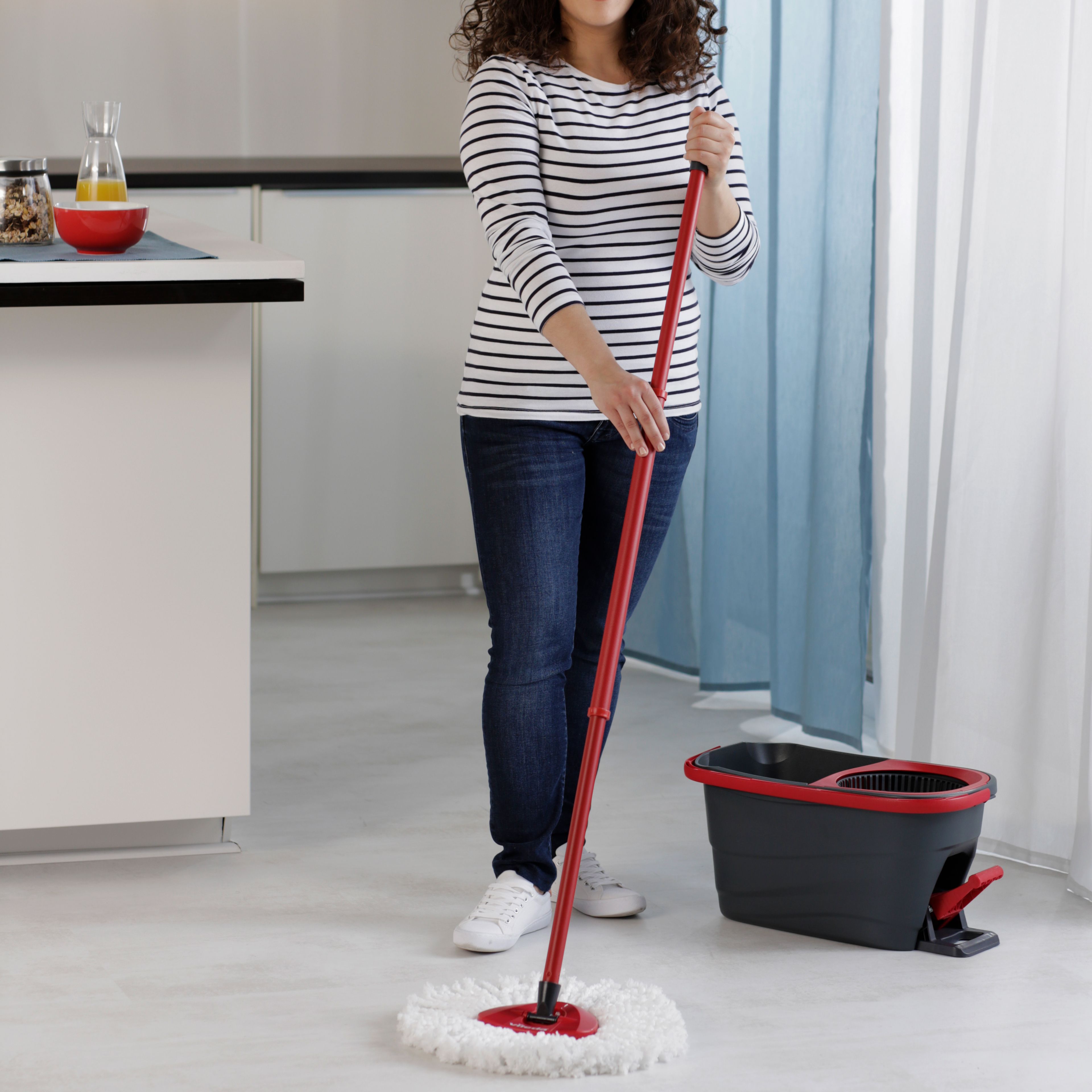 Vileda Turbo smart Microfibre Floor Bucket & mop set