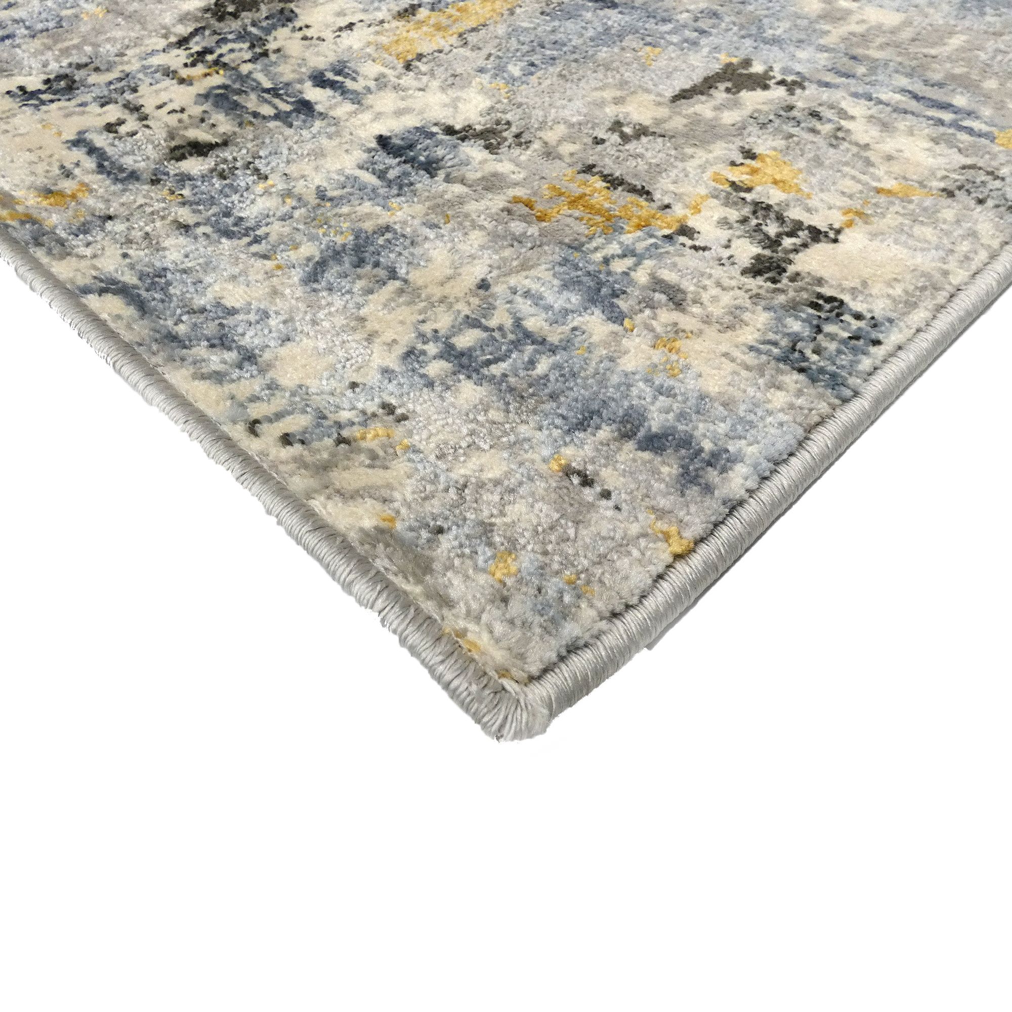 Vinci Multicolour Abstract Medium Rug, (L)170cm x (W)120cm