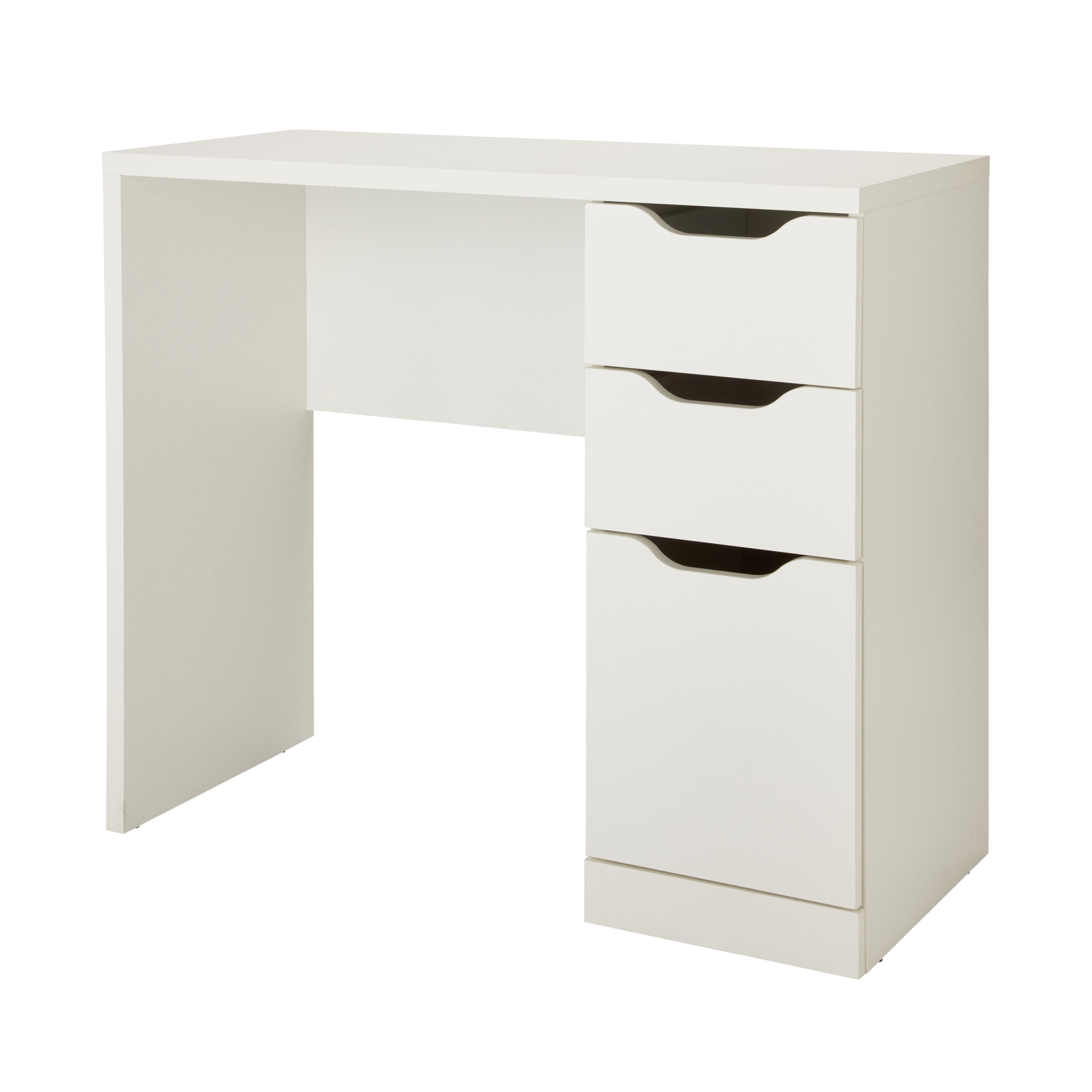 White dressing deals table desk