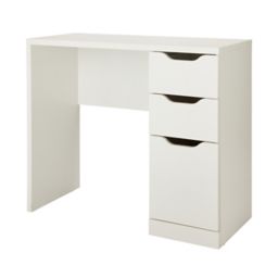 Vinova Matt white Dressing table (H)77.5cm (W)91cm (D)40cm