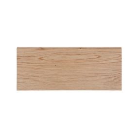 Visby Natural Oak Solid wood Flooring Sample, (W)120mm