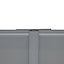 Vistelle Grey H-shaped Panel straight joint, (L)2500mm (W)25mm