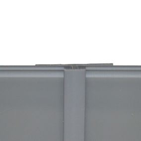 Vistelle Grey H-shaped Panel straight joint, (L)2500mm (W)25mm