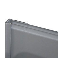 Vistelle Grey Panel end cap, (L)2500mm (W)25mm
