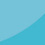 Vistelle High gloss Blue atoll Acrylic Panel (W)100cm x (H)244cm x (D)4mm