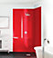 Vistelle High gloss Red Acrylic Panel (H)2070mm (W)1000mm