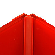 Vistelle Vistelle Red Straight Panel internal corner joint, (L)2500mm (W)25mm