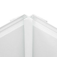 Vistelle White Panel internal corner joint, (L)2500mm (W)25mm