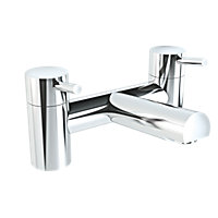 VitrA Minimax S Gloss Chrome effect Deck-mounted Filler Tap