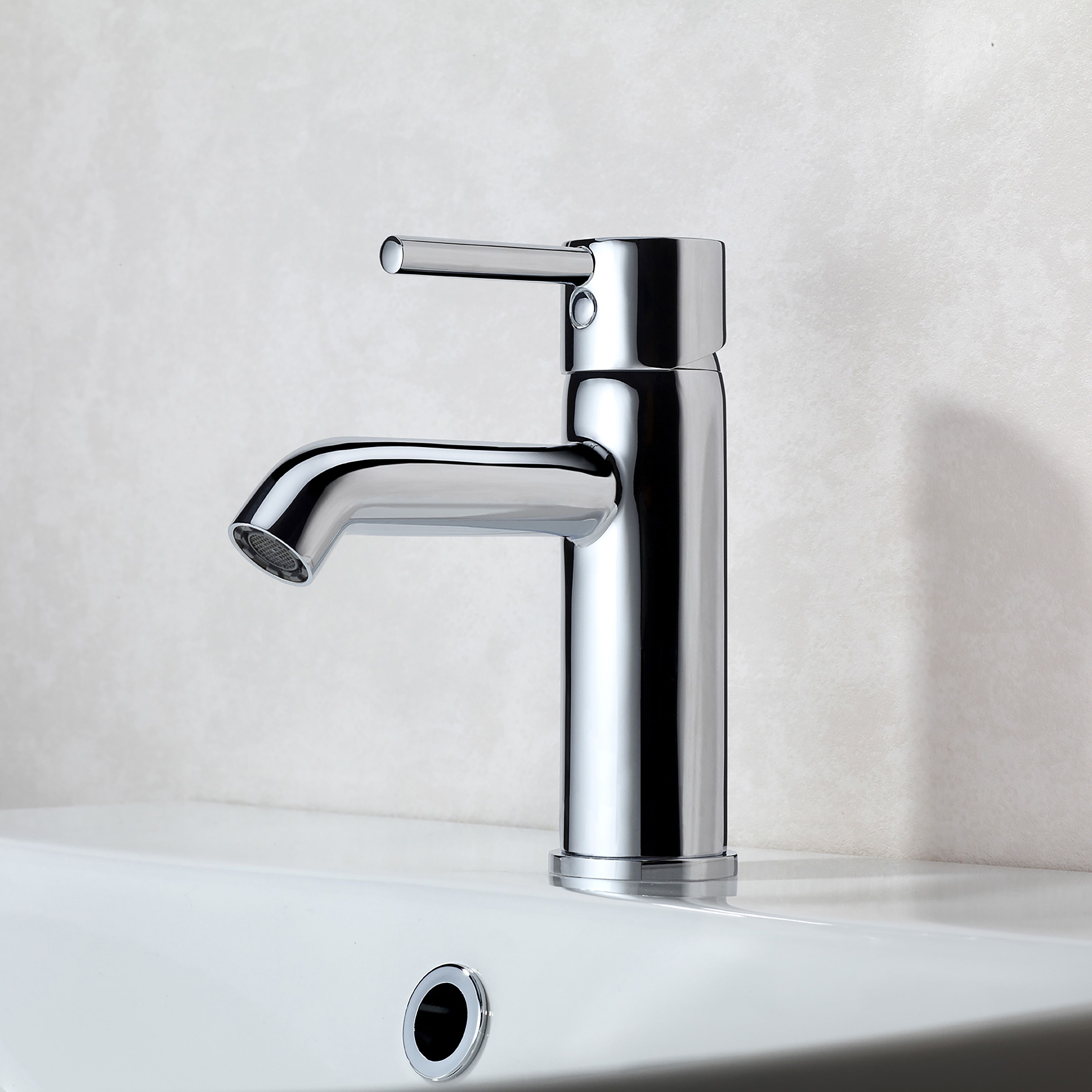 VitrA Minimax S Gloss Chrome effect Manual Basin Mixer Tap
