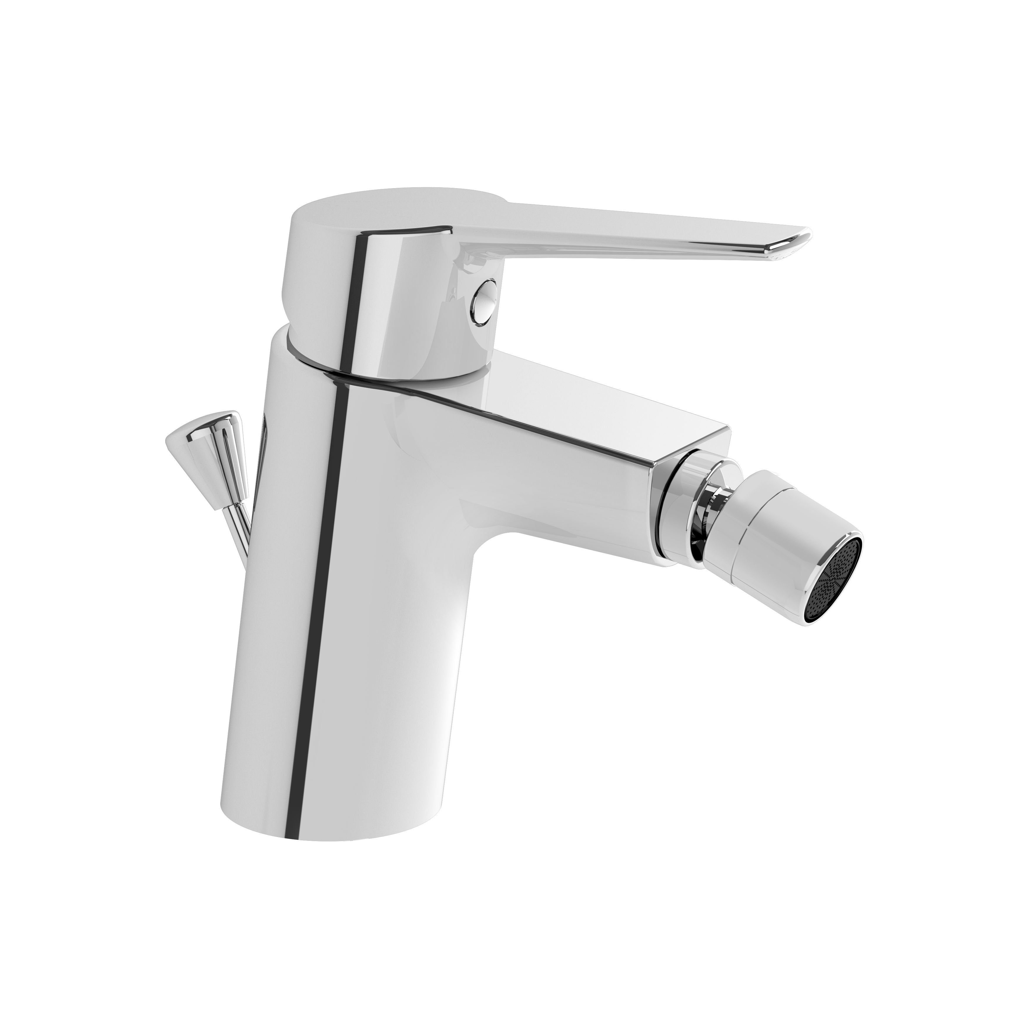 VitrA Solid S Gloss Chrome effect Manual Bidet mixer Tap