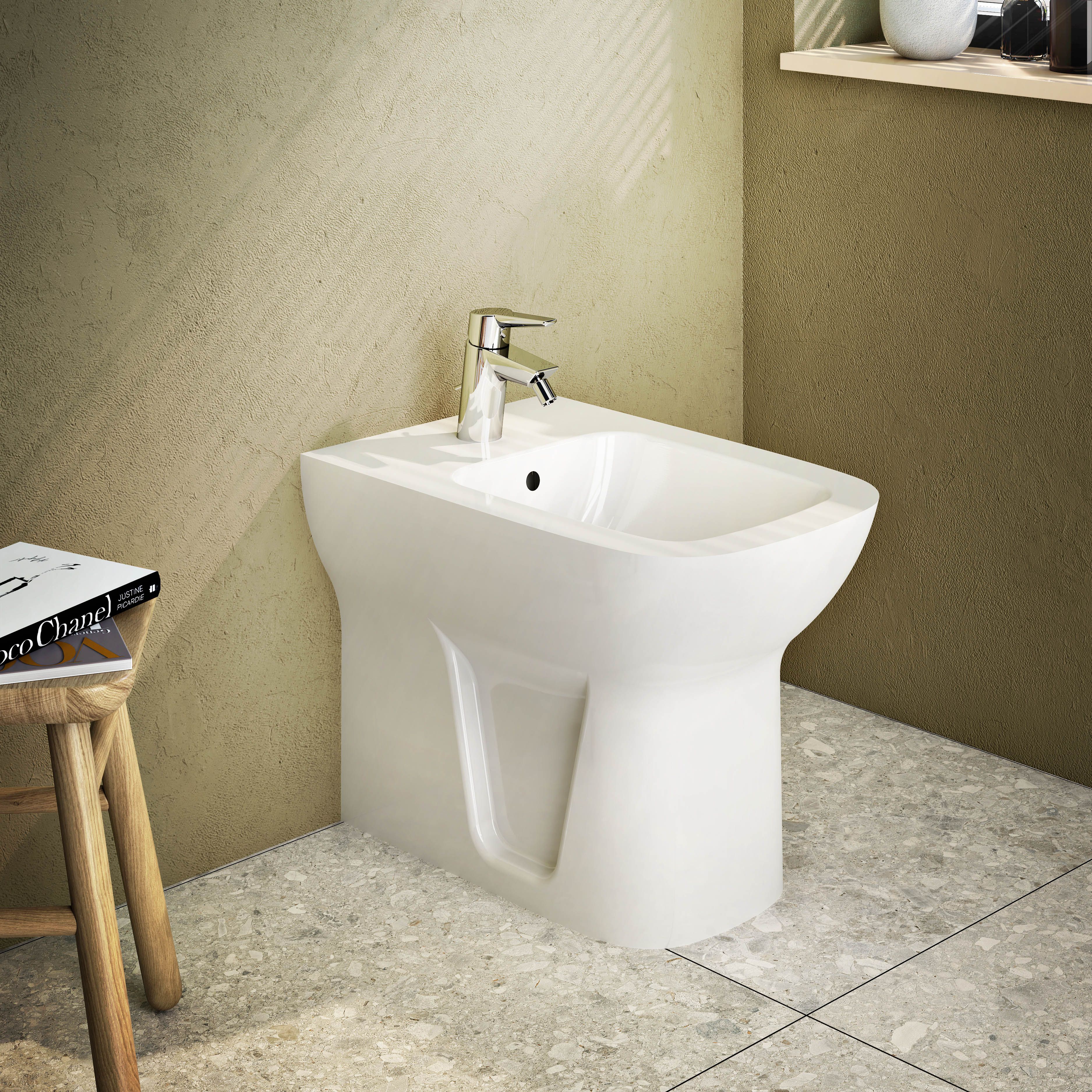 VitrA Solid S Gloss Chrome effect Manual Bidet mixer Tap - 3
