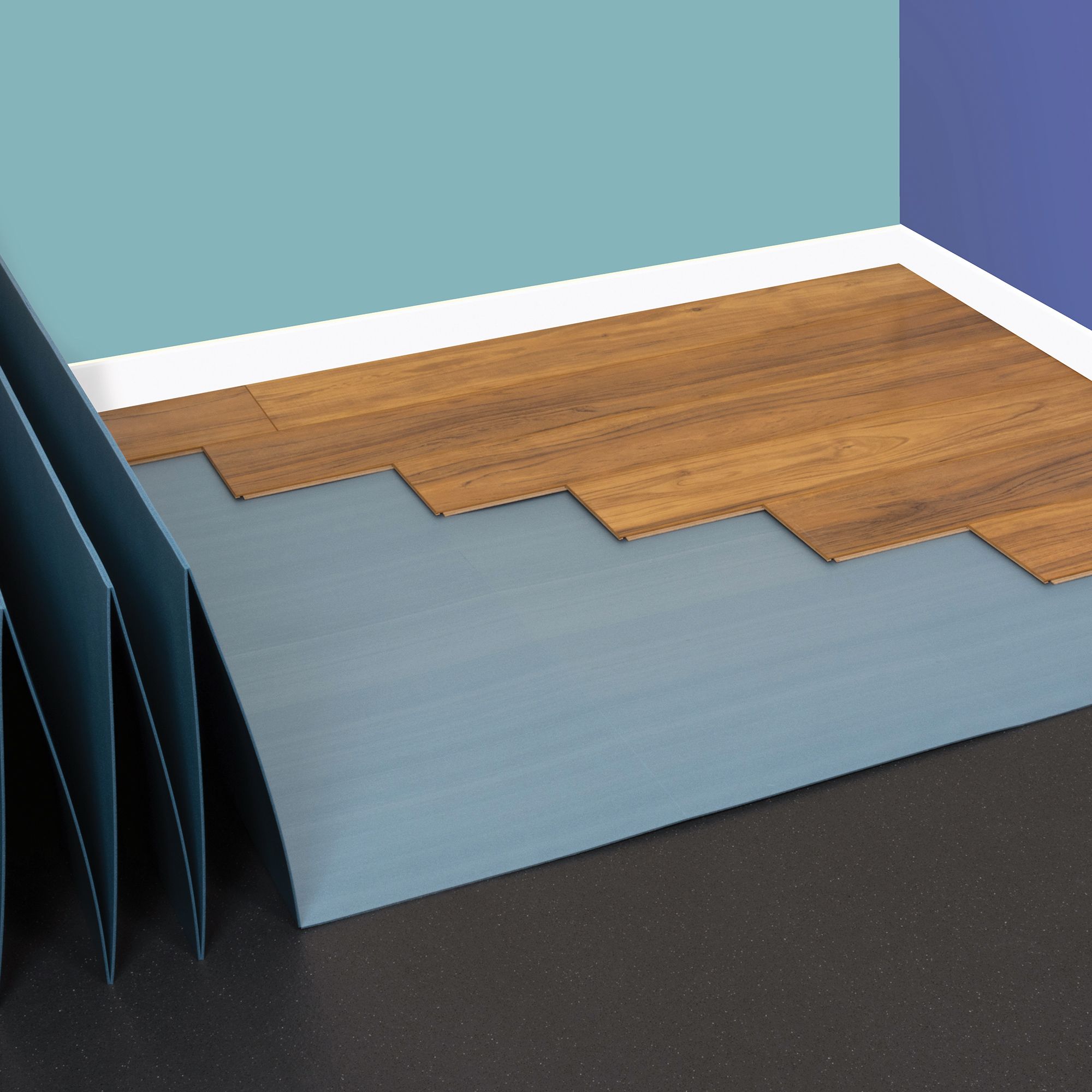 Vitrex Classic 3mm XPS foam Laminate & real wood top layer flooring Underlay panel - 4