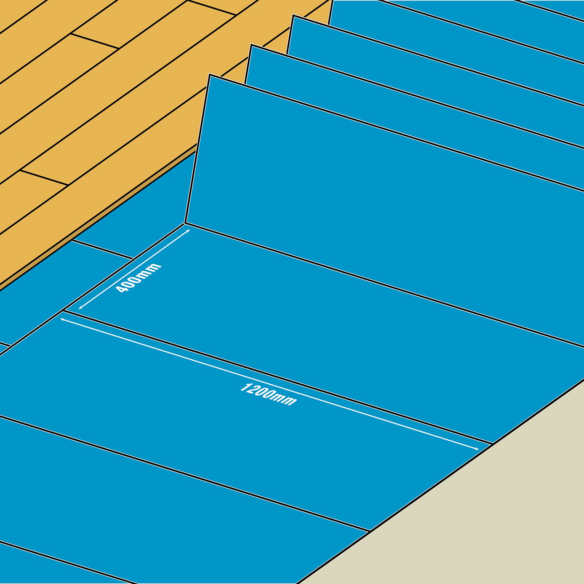 Vitrex Classic 3mm XPS foam Laminate & real wood top layer flooring Underlay panel - 5